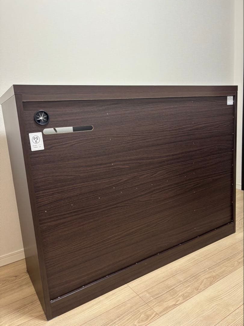 【美品】キッチンカウンター　ニトリ　アルミナ2 （120CT DBR）