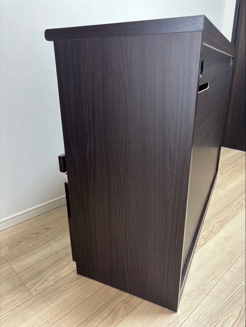 【美品】キッチンカウンター　ニトリ　アルミナ2 （120CT DBR）