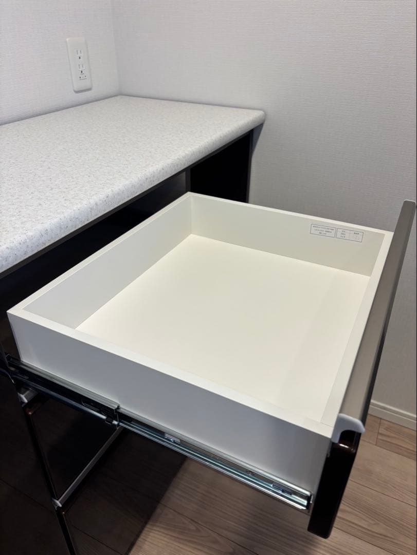 【美品】キッチンカウンター　ニトリ　アルミナ2 （120CT DBR）