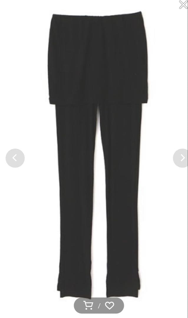 ETRE TOKYO カットソースリムスカパン