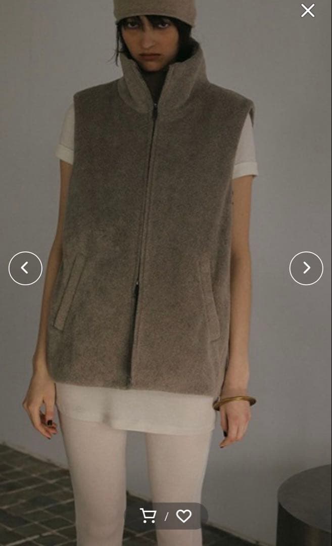 ETRE TOKYO カットソースリムスカパン