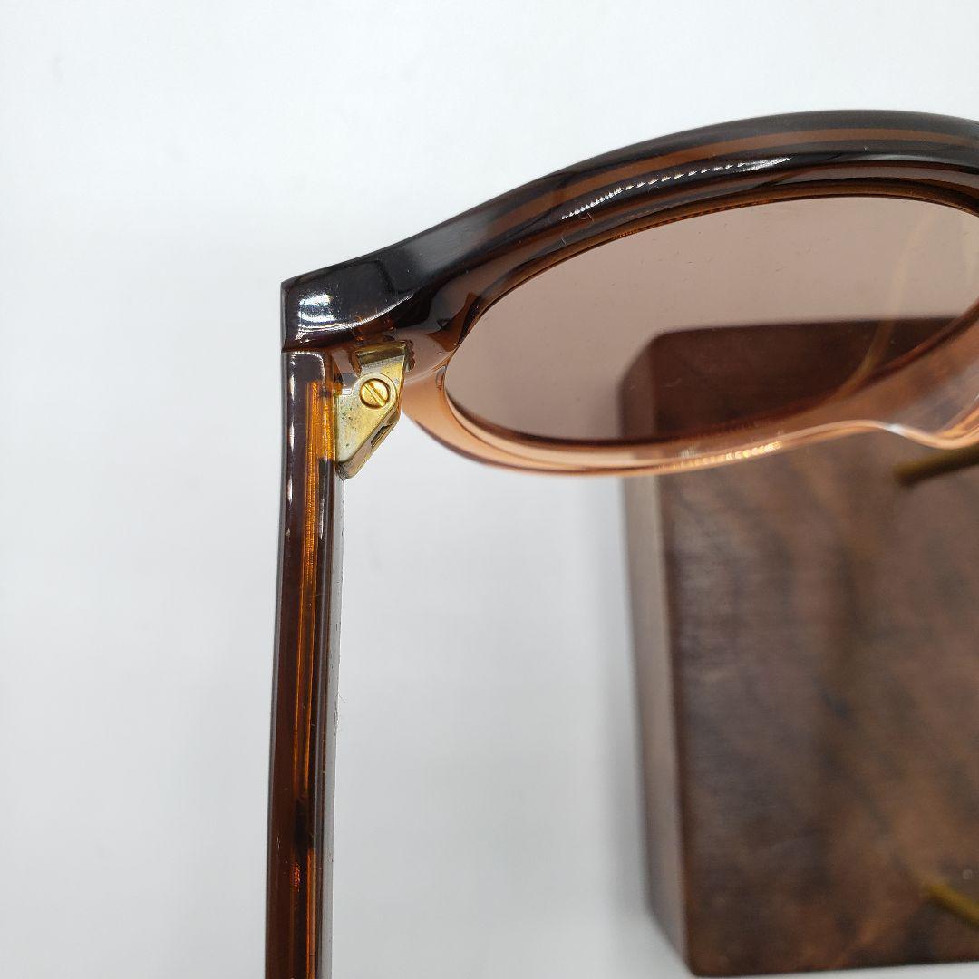 BLANC..監修 Cat's ISSUE 度なしサングラス クリアブラウン