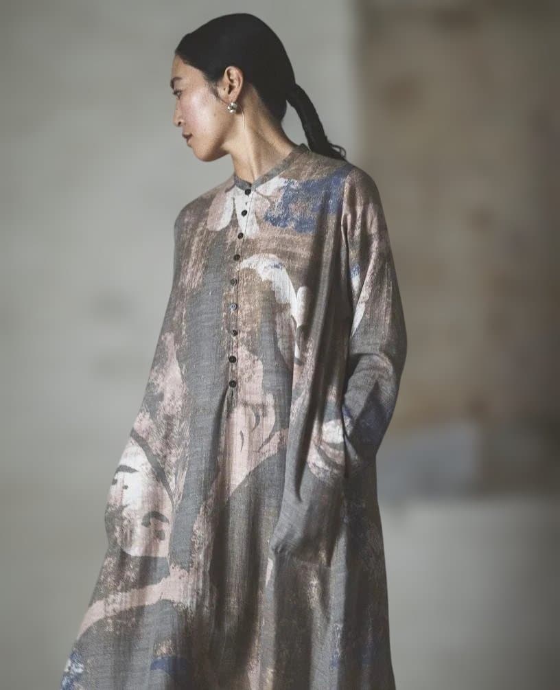 ヨーガンレール　'フレスコ'　チュニック　未使用近　2024SS　ババグーリ