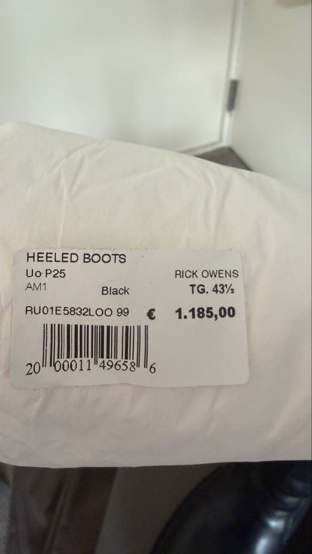 【希少サイズ】 Rick Owens BEATLE BOGUN ブーツ 43.5