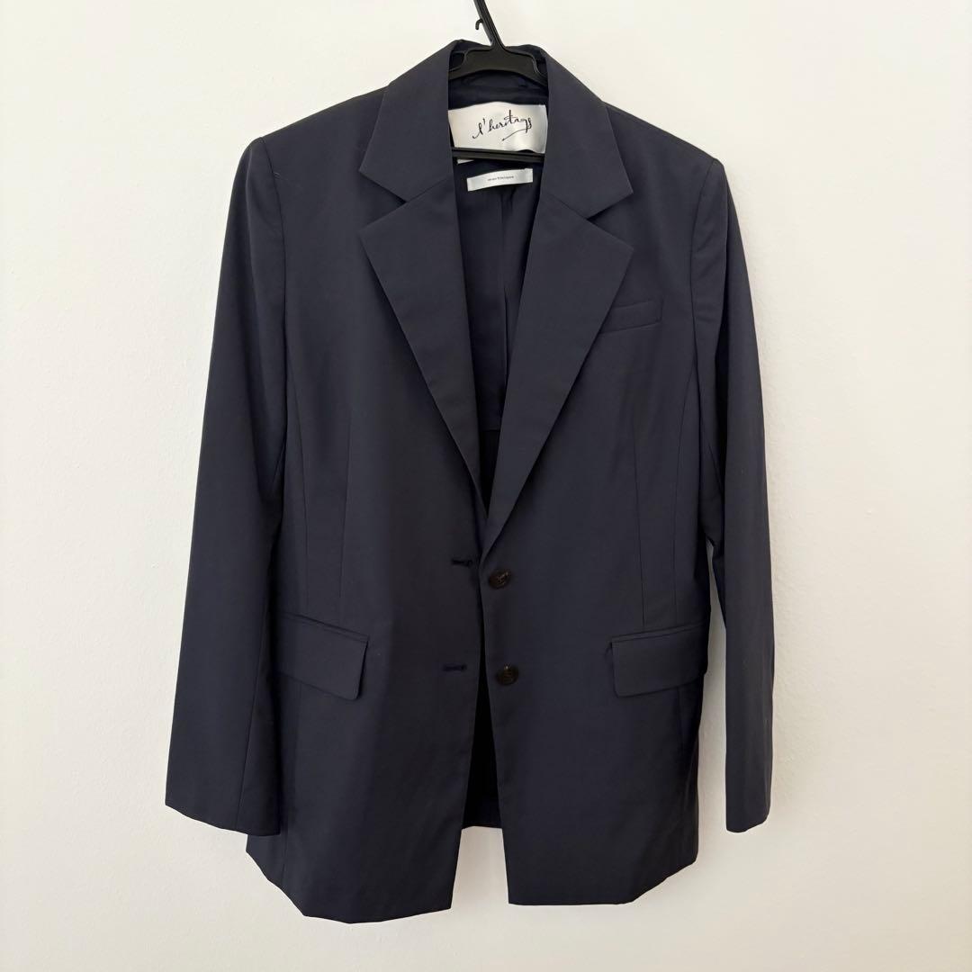 l’heritage martinique タイプライターウーステッドジャケット