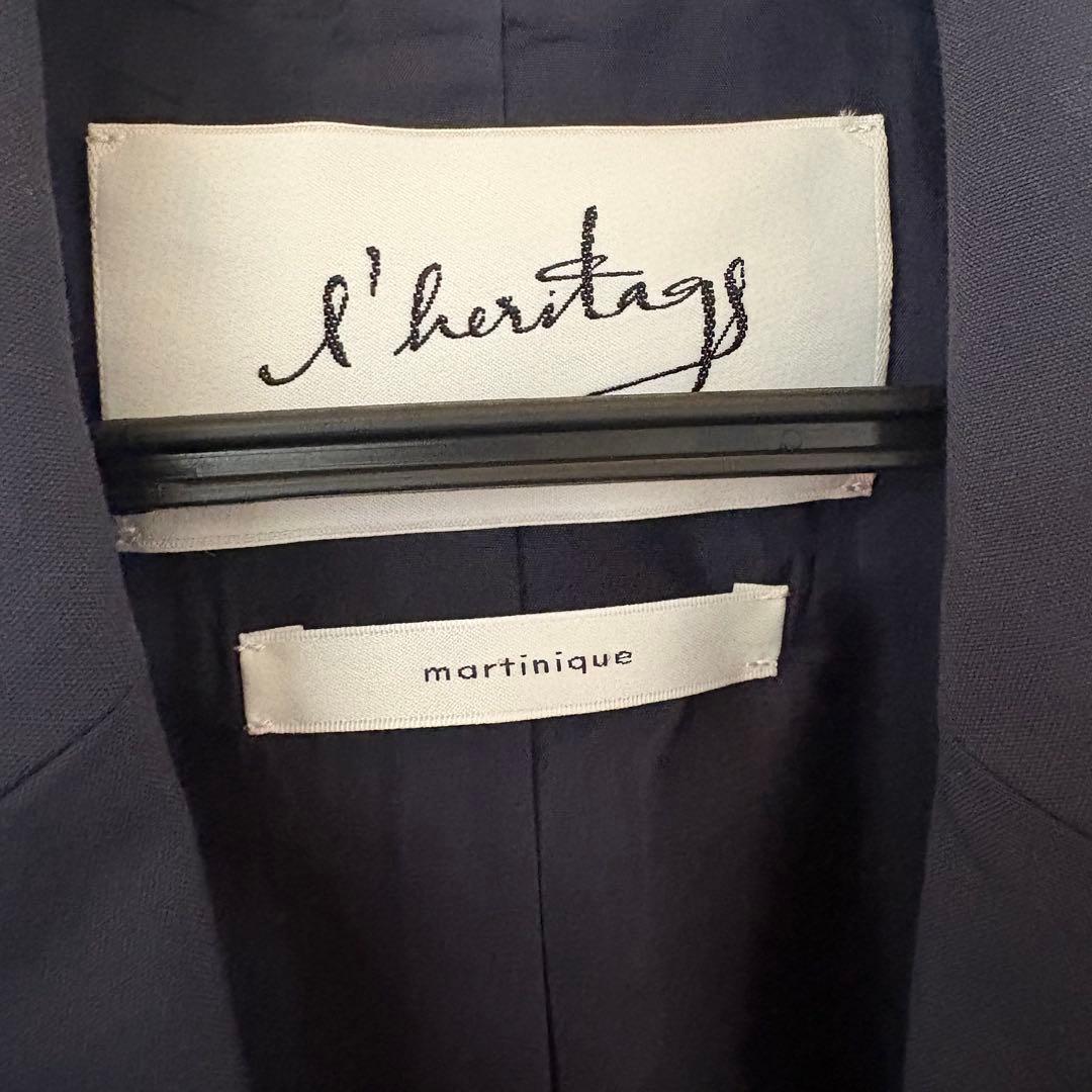 l’heritage martinique タイプライターウーステッドジャケット