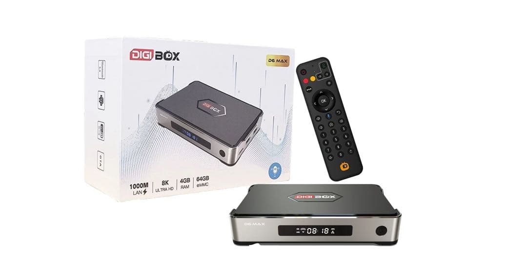 DIGIBOX D6 MAX8k対応Wi-Fi6千兆LAN USB×4