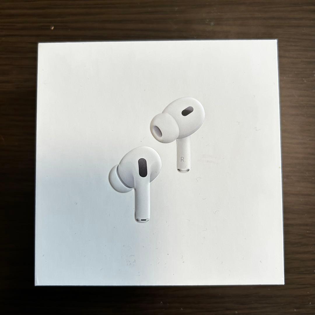 【ジャンク品】AirPodsPro2本体 ホワイト 充電ケース付き
