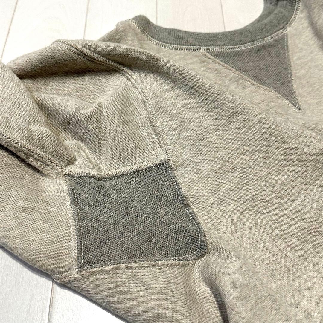 ウエアハウス Lot 466 2本針 ツートン コンビ 両Vスウェット 42