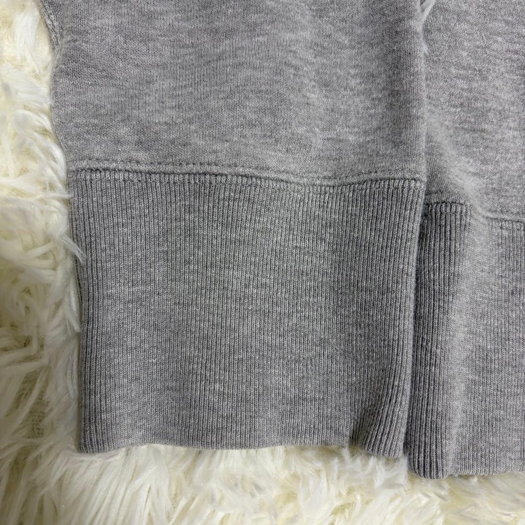 美品　LOOPWHEELER ×BEAMS 両Vガゼット スウェットGray L