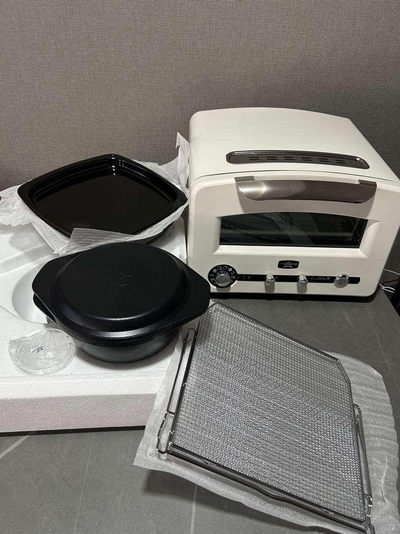 【新品未使用】アラジン グラファイトグリル&トースターAET-GP14B(W)