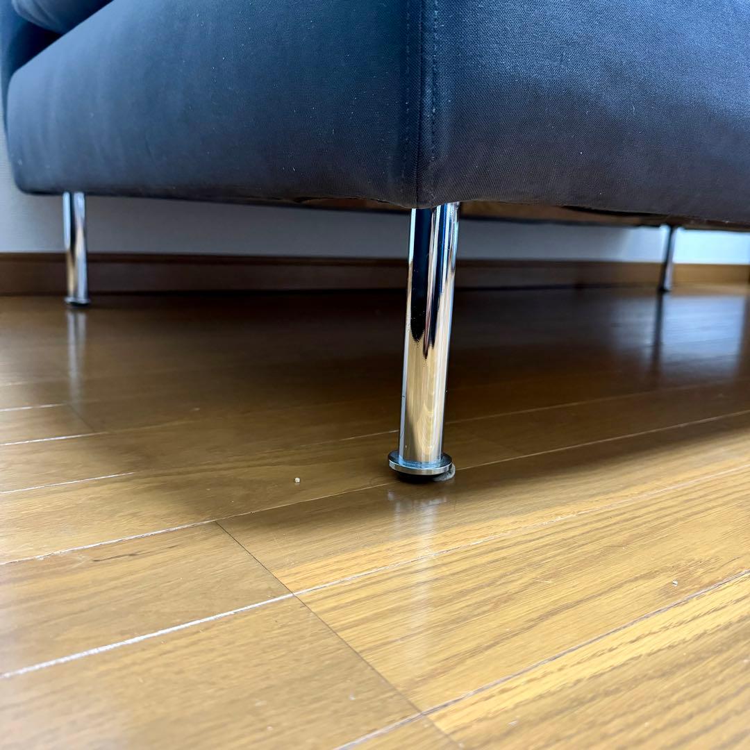 【kei】 IKEAソーデルハムン コンパクト3人掛　サムスタダークグレー