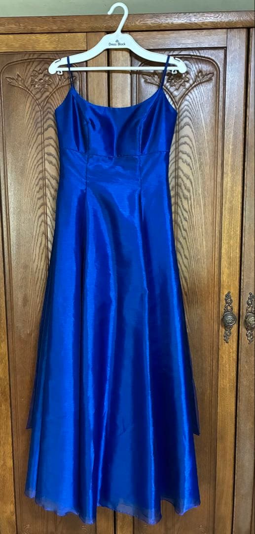 【タイムセール】ドレスブラック　ステージドレス　ロイヤルブルー