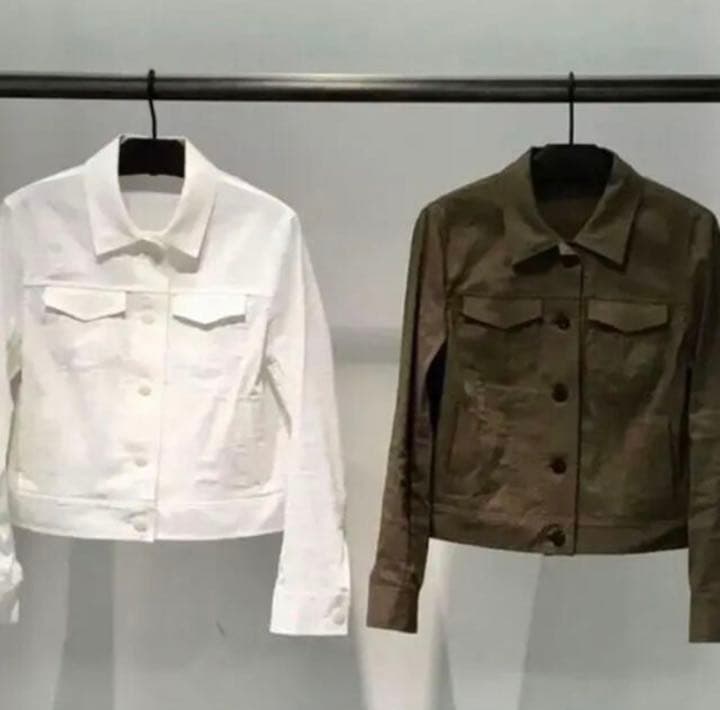 Theory 19ss リネンジャケット ホワイト