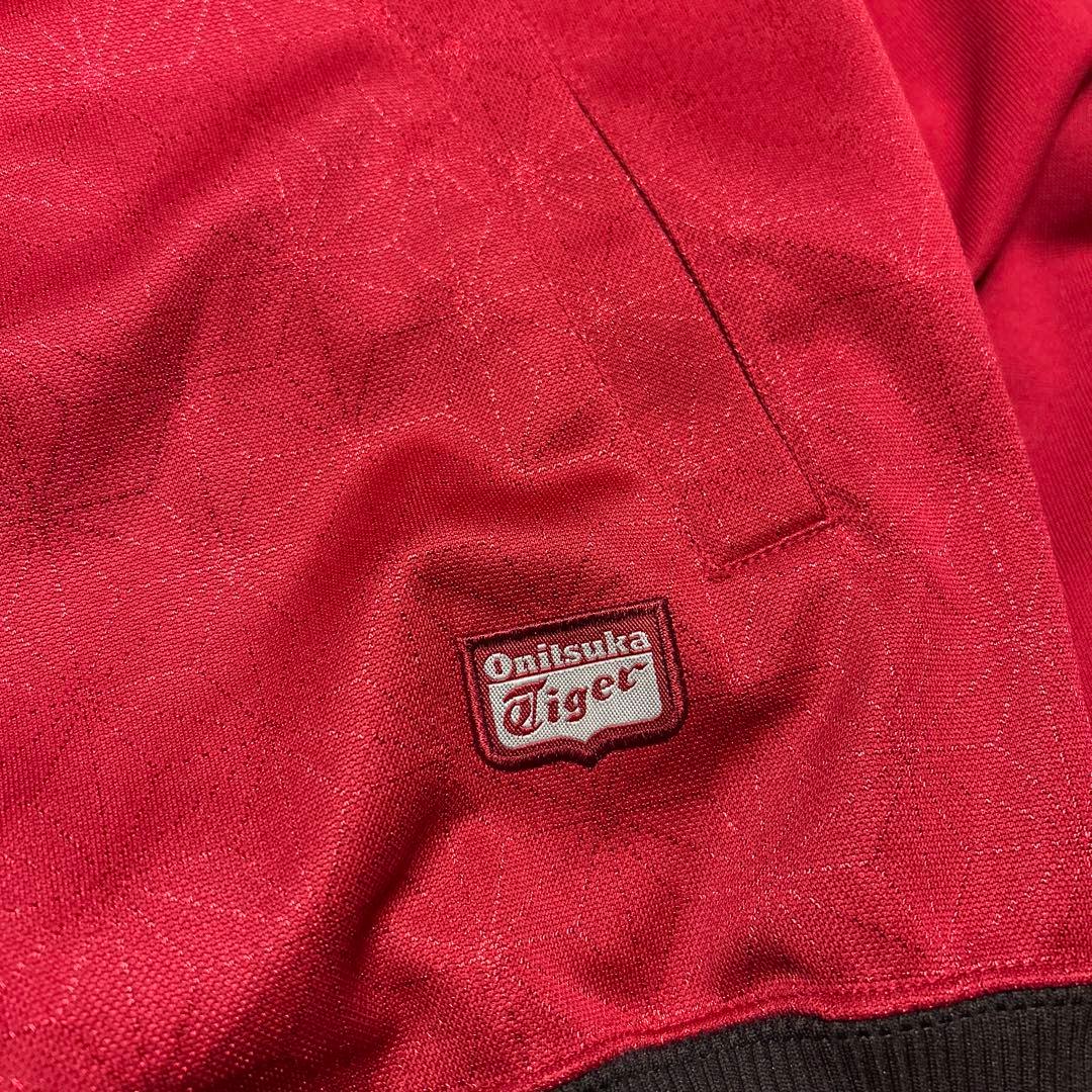 onitsuka tiger 麻柄 トラックジャケット XLサイズ 襟高 東京