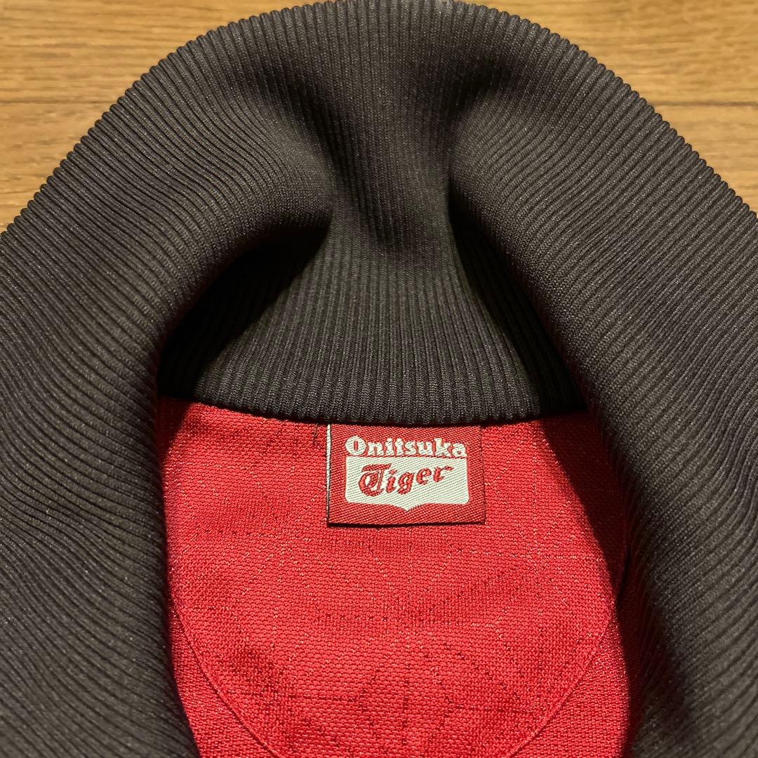 onitsuka tiger 麻柄 トラックジャケット XLサイズ 襟高 東京