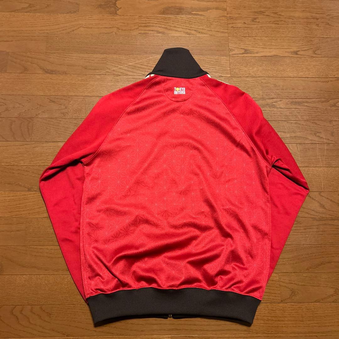 onitsuka tiger 麻柄 トラックジャケット XLサイズ 襟高 東京