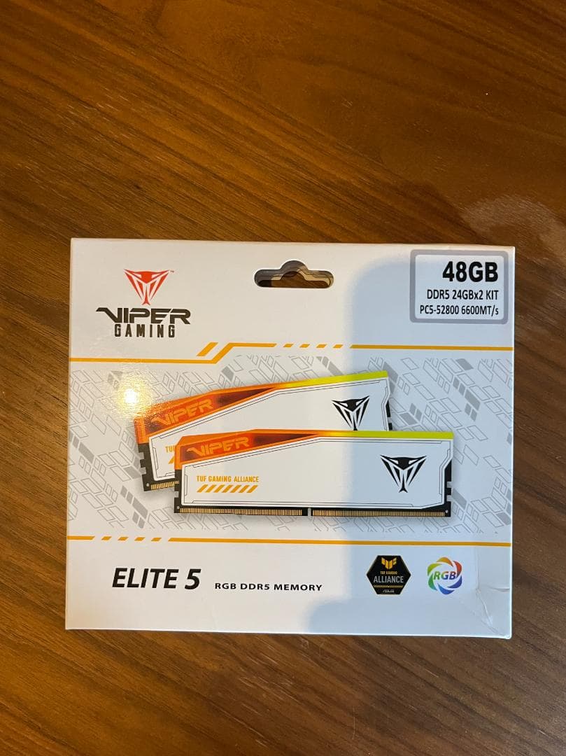 新品 Patriot Viper Elite5 DDR5 48GB 6600