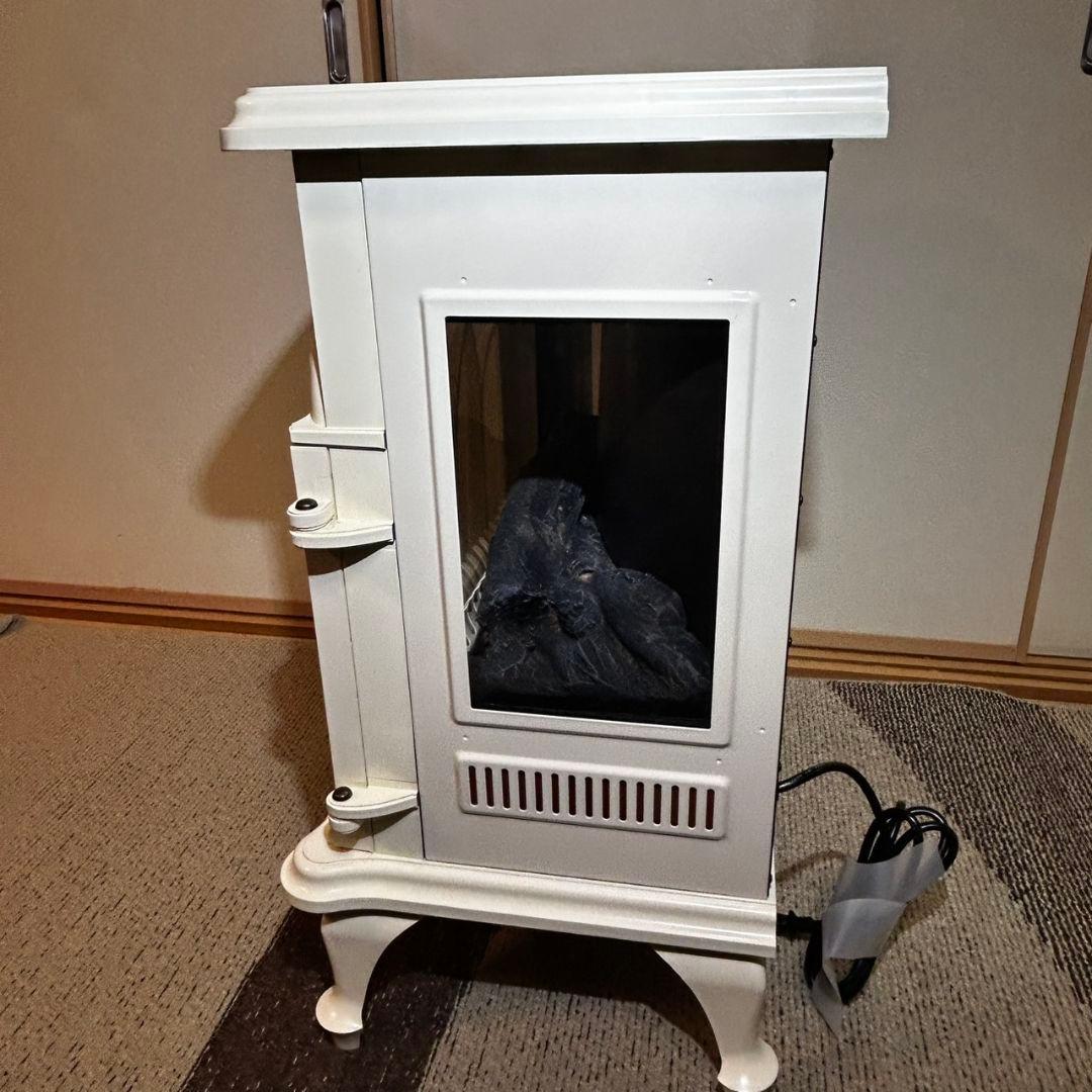 ニトリ ワイド暖炉型ファンヒーター アイボリー BLT-999B-3-IV