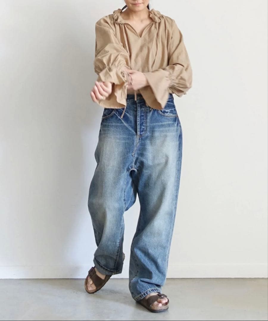 i c h i /イチ/201141/サルエルデニムパンツ/size2