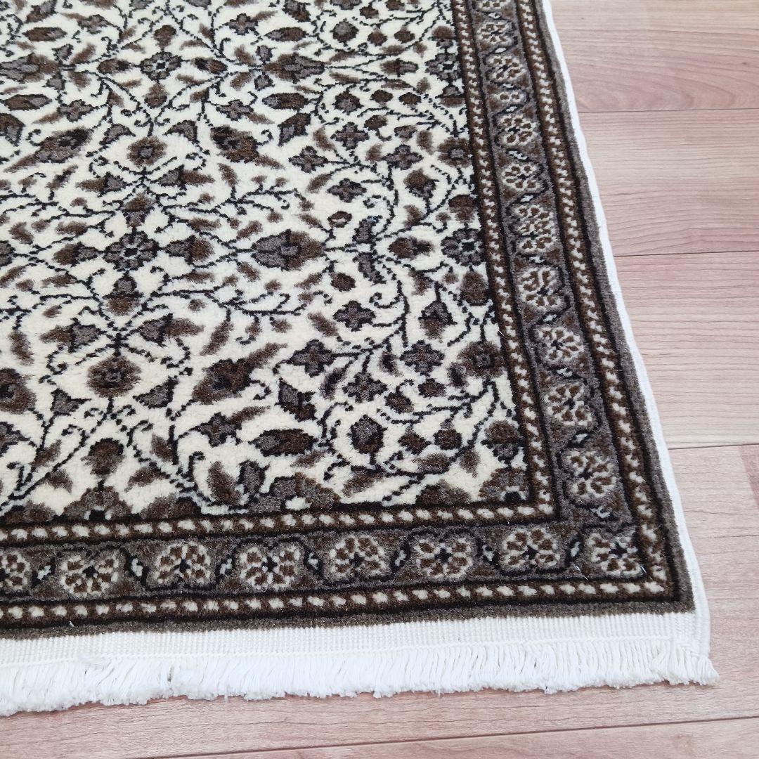 Y3188-2 トルコ カイセリ絨毯 ウール×コットン 手織り マット