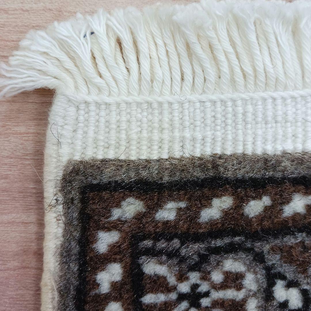 Y3188-2 トルコ カイセリ絨毯 ウール×コットン 手織り マット