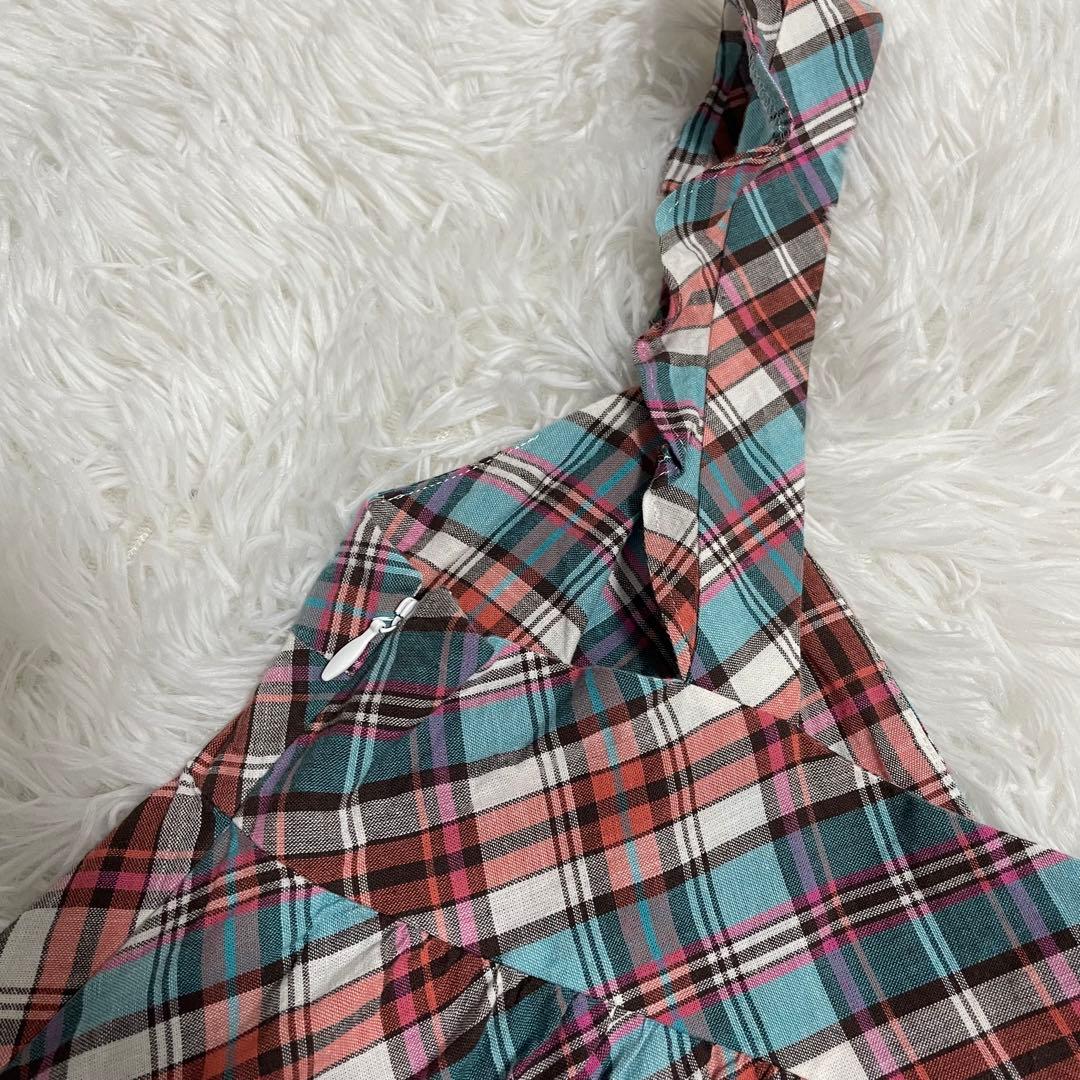 バーバリー　Burberry ブルーレーベル　チェック柄　ノースリーブワンピース