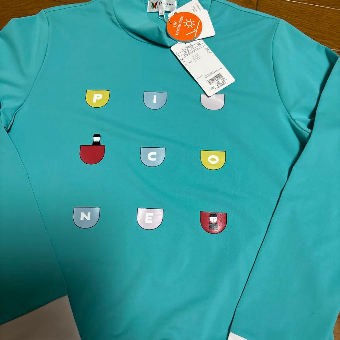 Picone レディースシャツ ミントグリーンのようなブルーⅡ