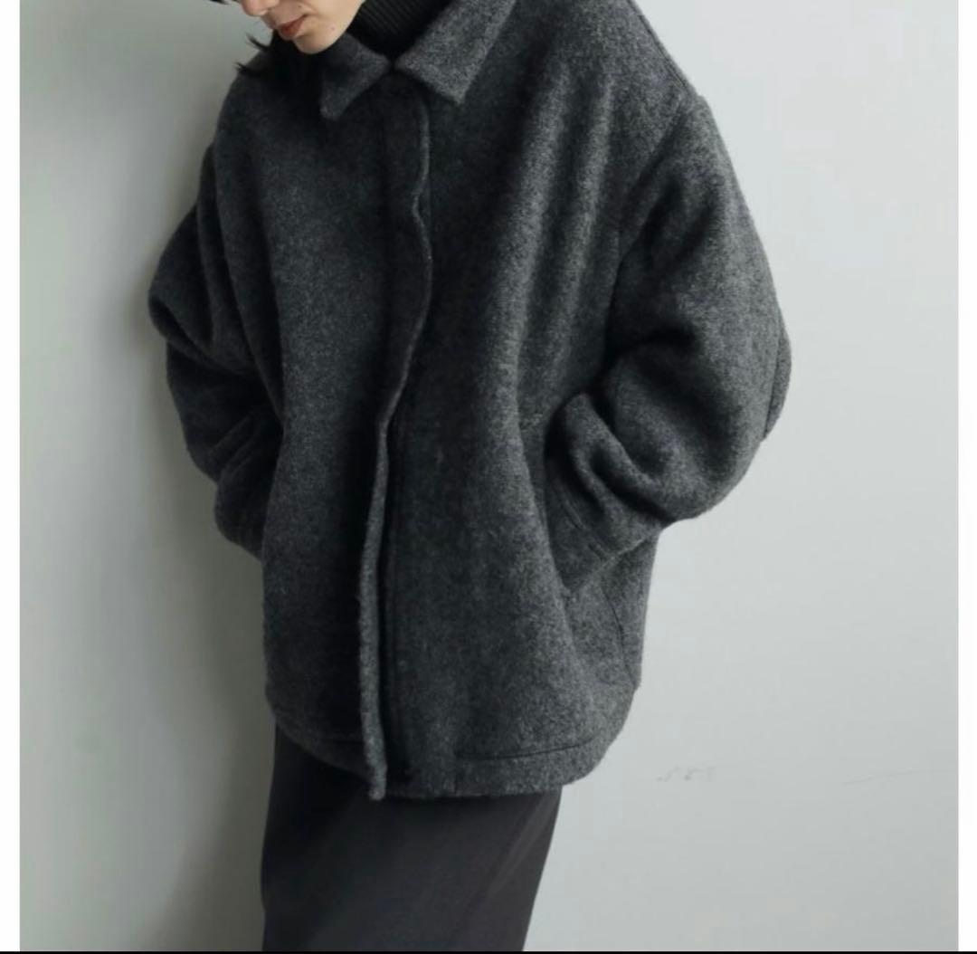 anuke アンヌーク Sliver Zip Blouzon 38