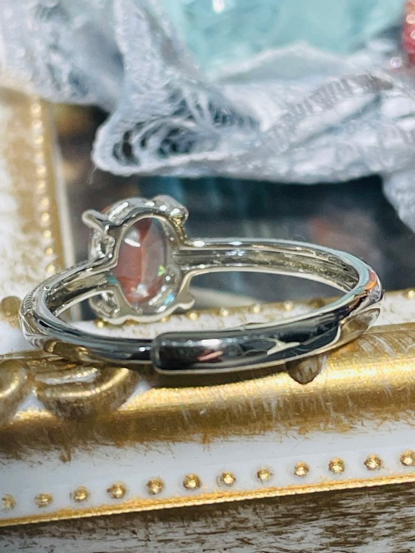 【saphiret】7×5㎜アンティーク　サフィレット　リング