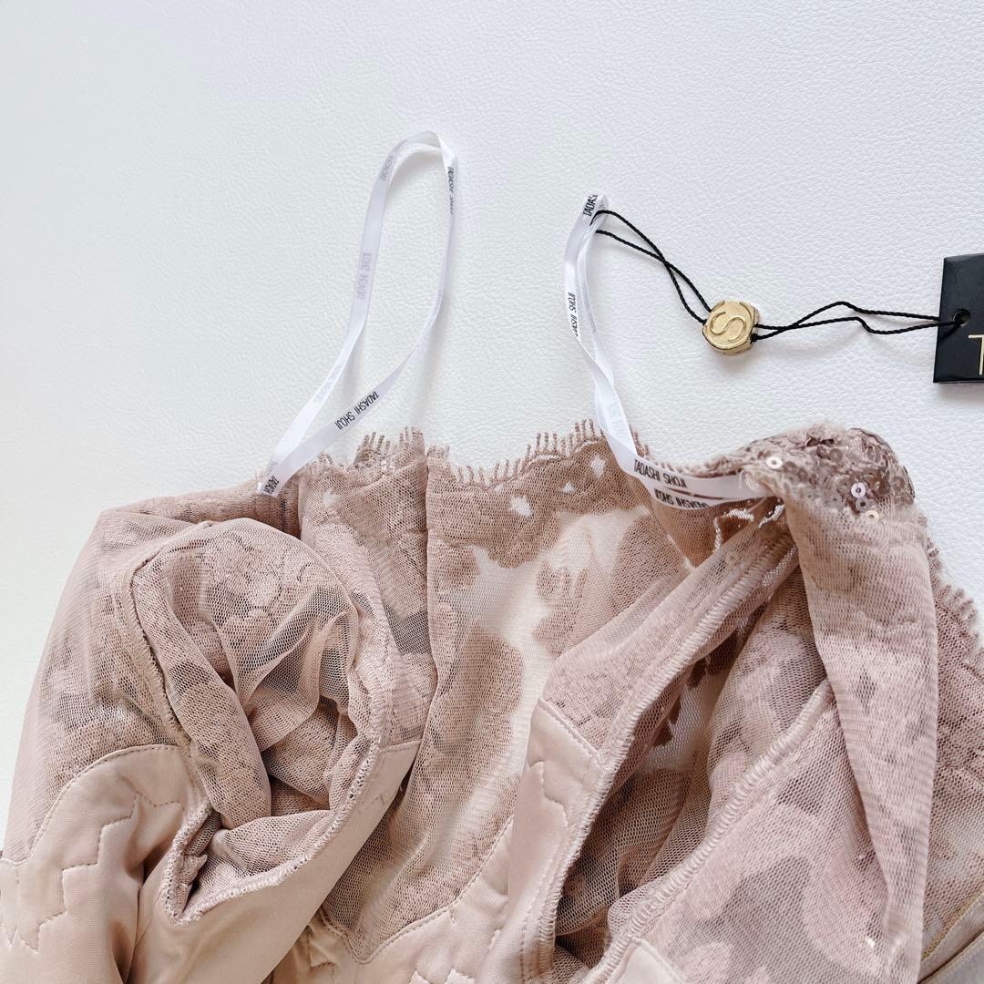 未使用✨タグ付き　TADASHI SHOJI スパンコール ベルト　ドレス