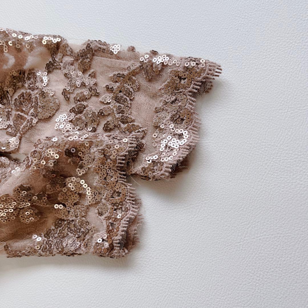 未使用✨タグ付き　TADASHI SHOJI スパンコール ベルト　ドレス