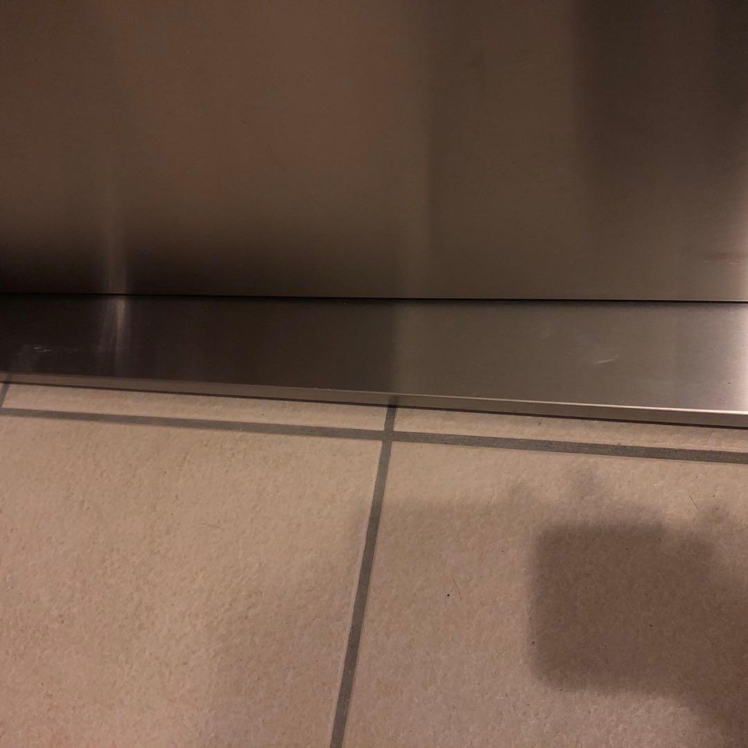 ステンレス製 3段シューズラック 薄型