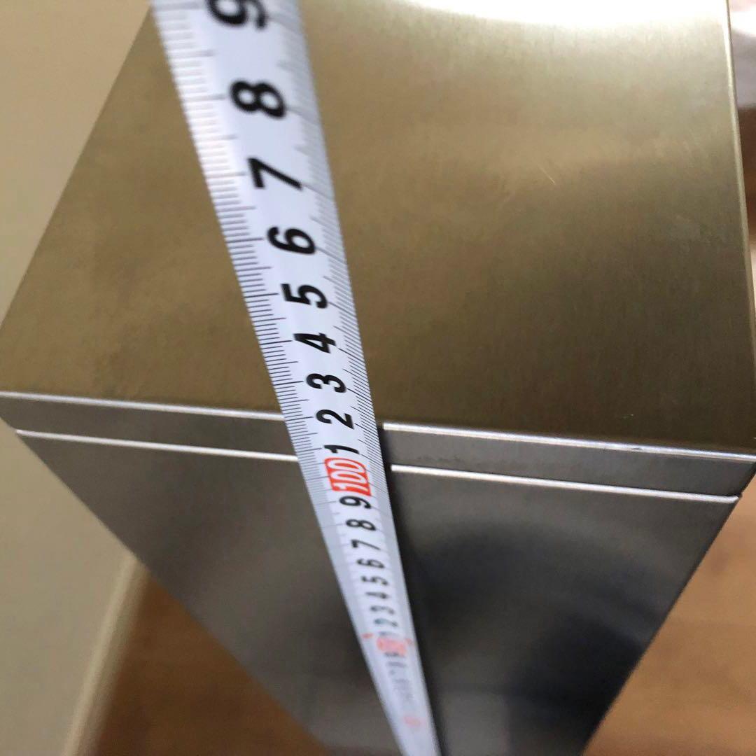 ステンレス製 3段シューズラック 薄型