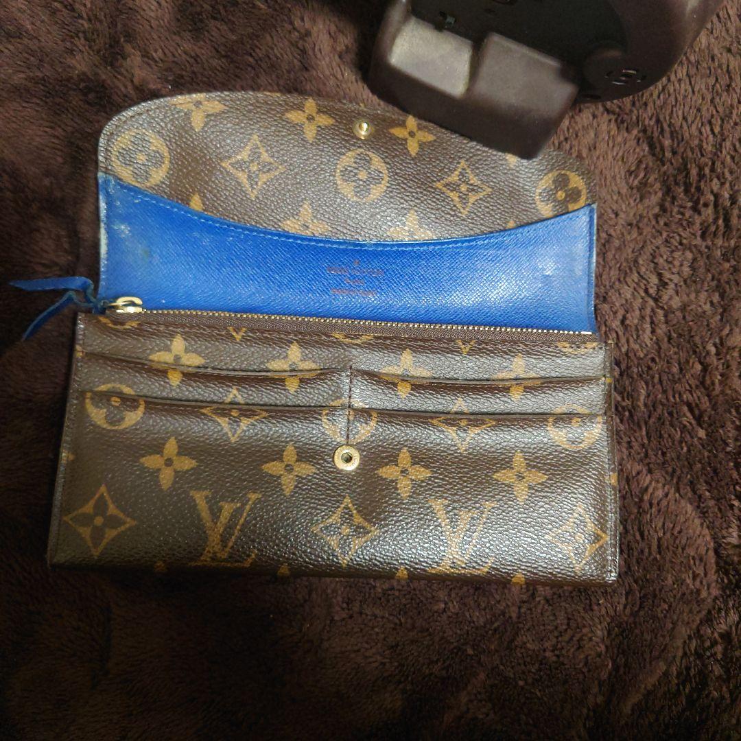 Louis Vuitton モノグラム ポルトフォイユ エミリー　ブルー