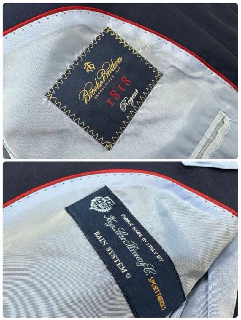 GE09ブルックスブラザーズ ブレザー テーラードジャケット 2B 39S L