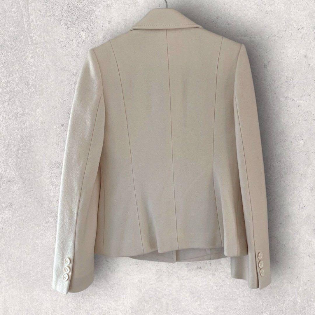 ハロッズ テーラードジャケット 2 オフホワイト 秋冬 きれいめ　フォーマル