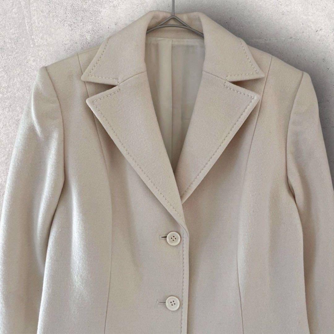 ハロッズ テーラードジャケット 2 オフホワイト 秋冬 きれいめ　フォーマル