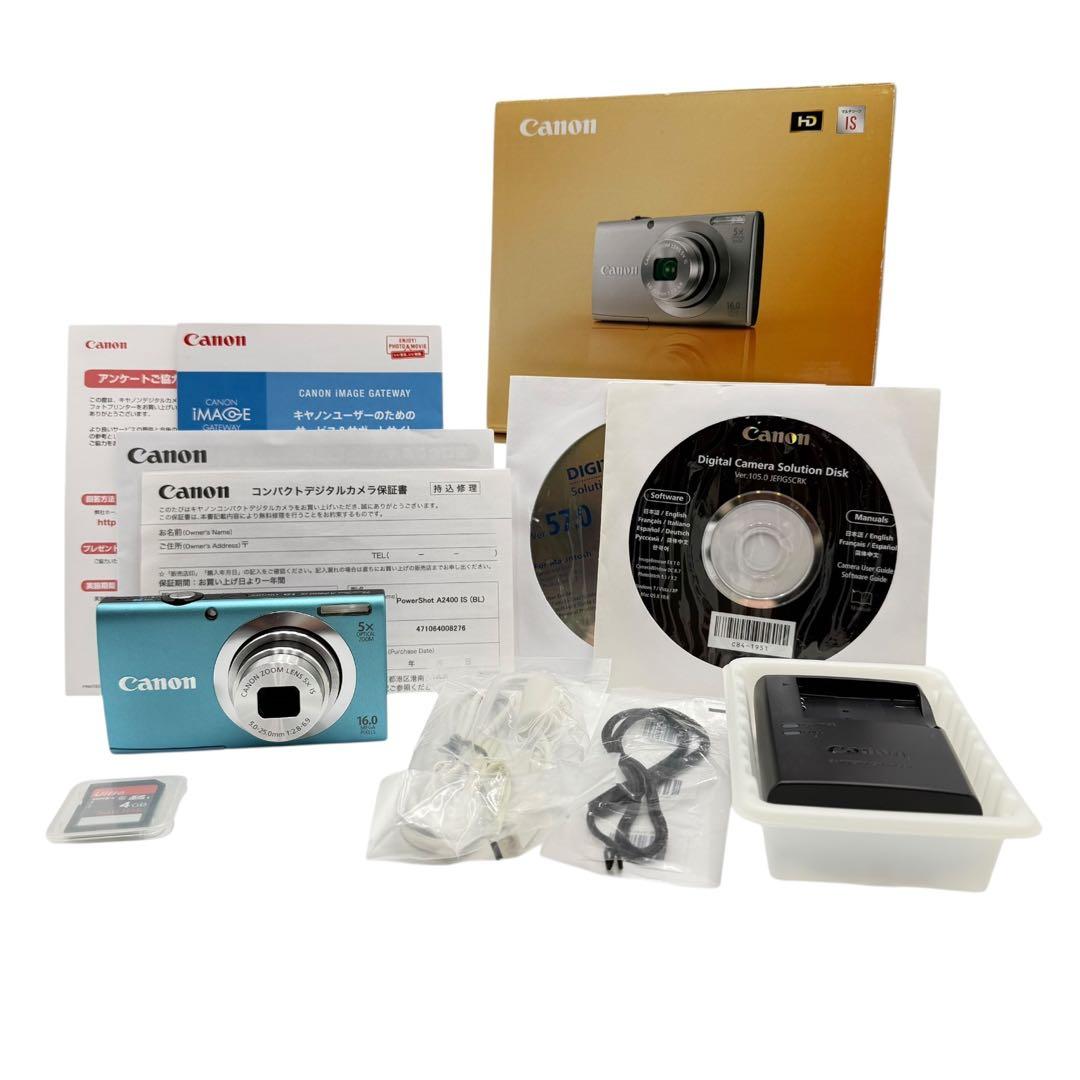 Canon PowerShot A2400 IS コンパクトデジタルカメラ 完品