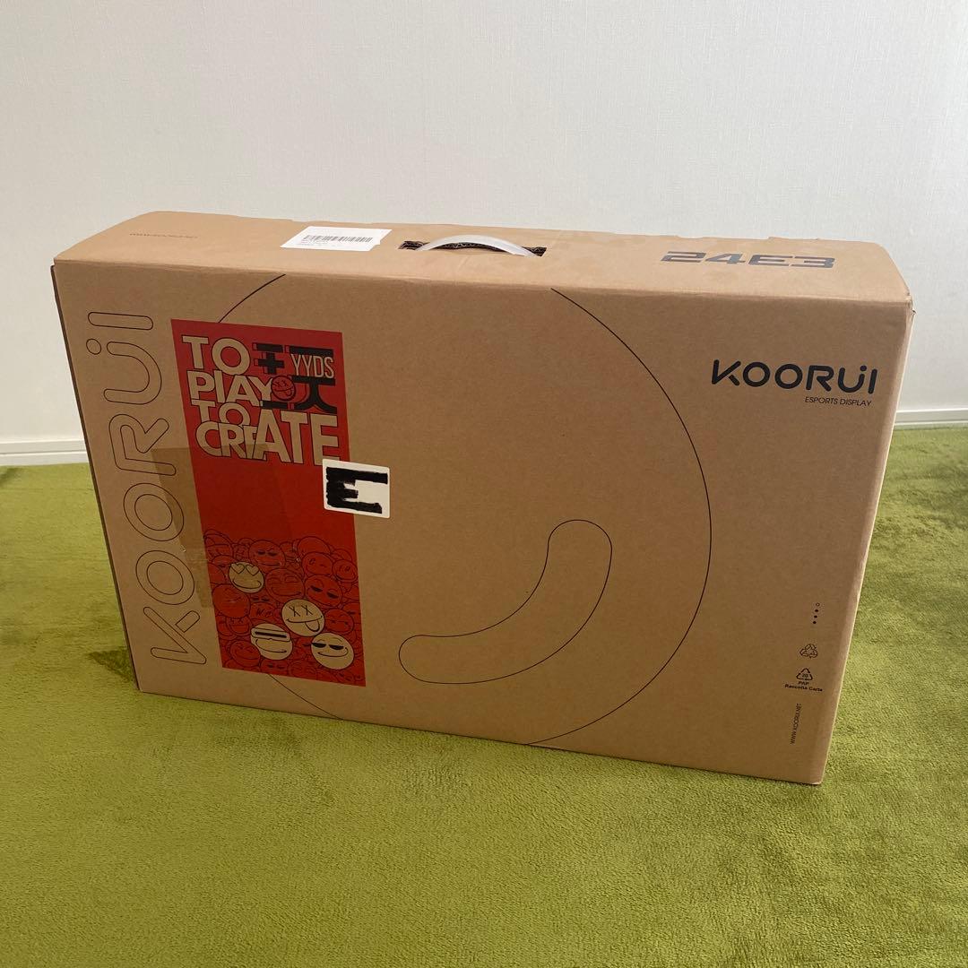 【正常動作○/付属品完備】KOORUI 24E3 ゲーミングモニター