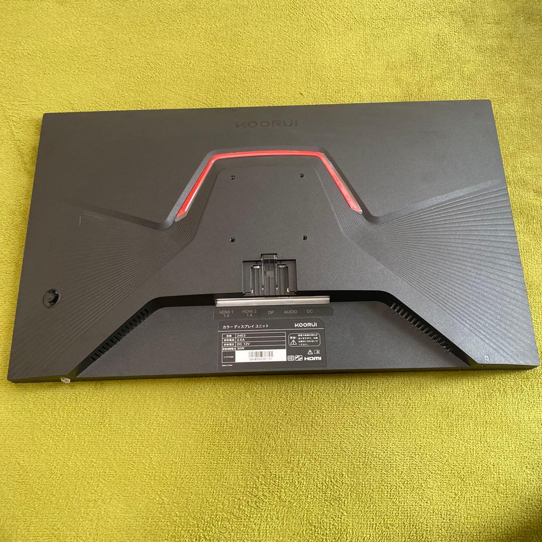 【正常動作○/付属品完備】KOORUI 24E3 ゲーミングモニター