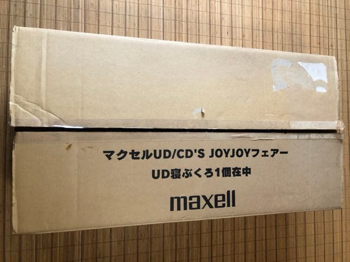 maxell 35周年記念　joyjoyフェア　寝袋　安室奈美恵　カセットテープ