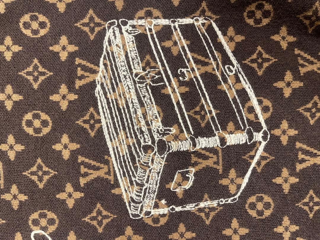 【⭐︎値下げ中】ルイヴィトン 刺繍 モノグラム クルーネック ニット 美品