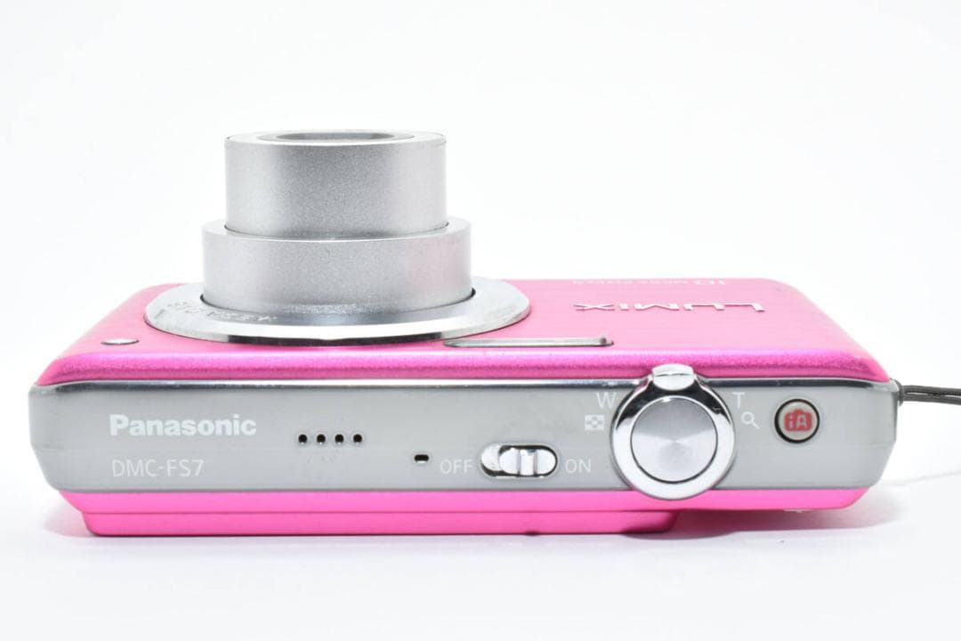 【美品】Panasonic LUMIX DMC-FS7 ピンク #102