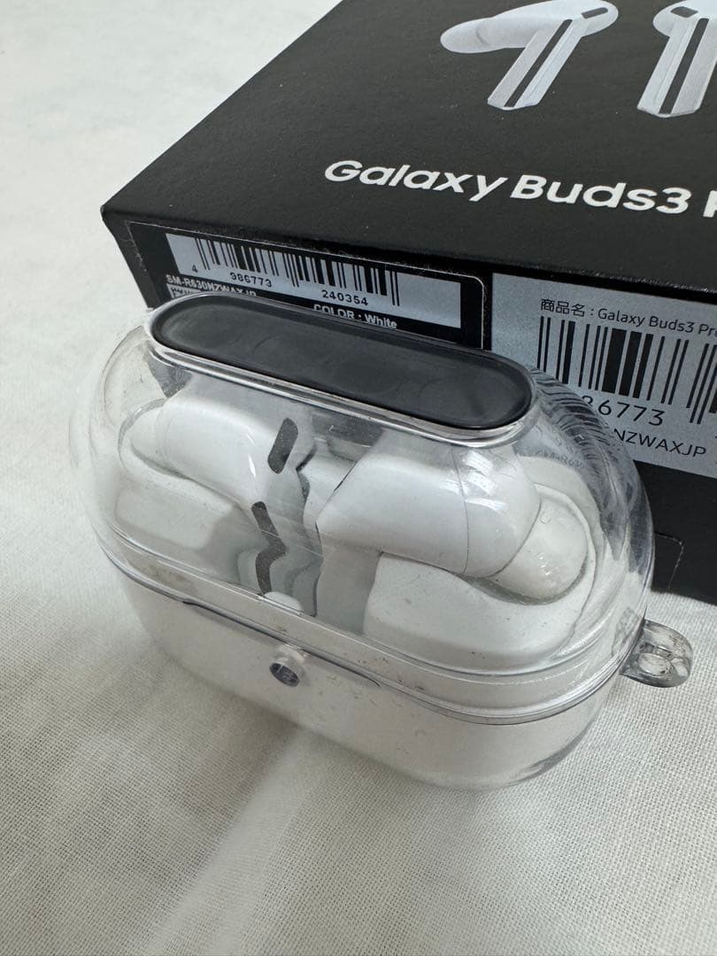 Samsung Galaxy Buds3 Pro ホワイト ケース付き