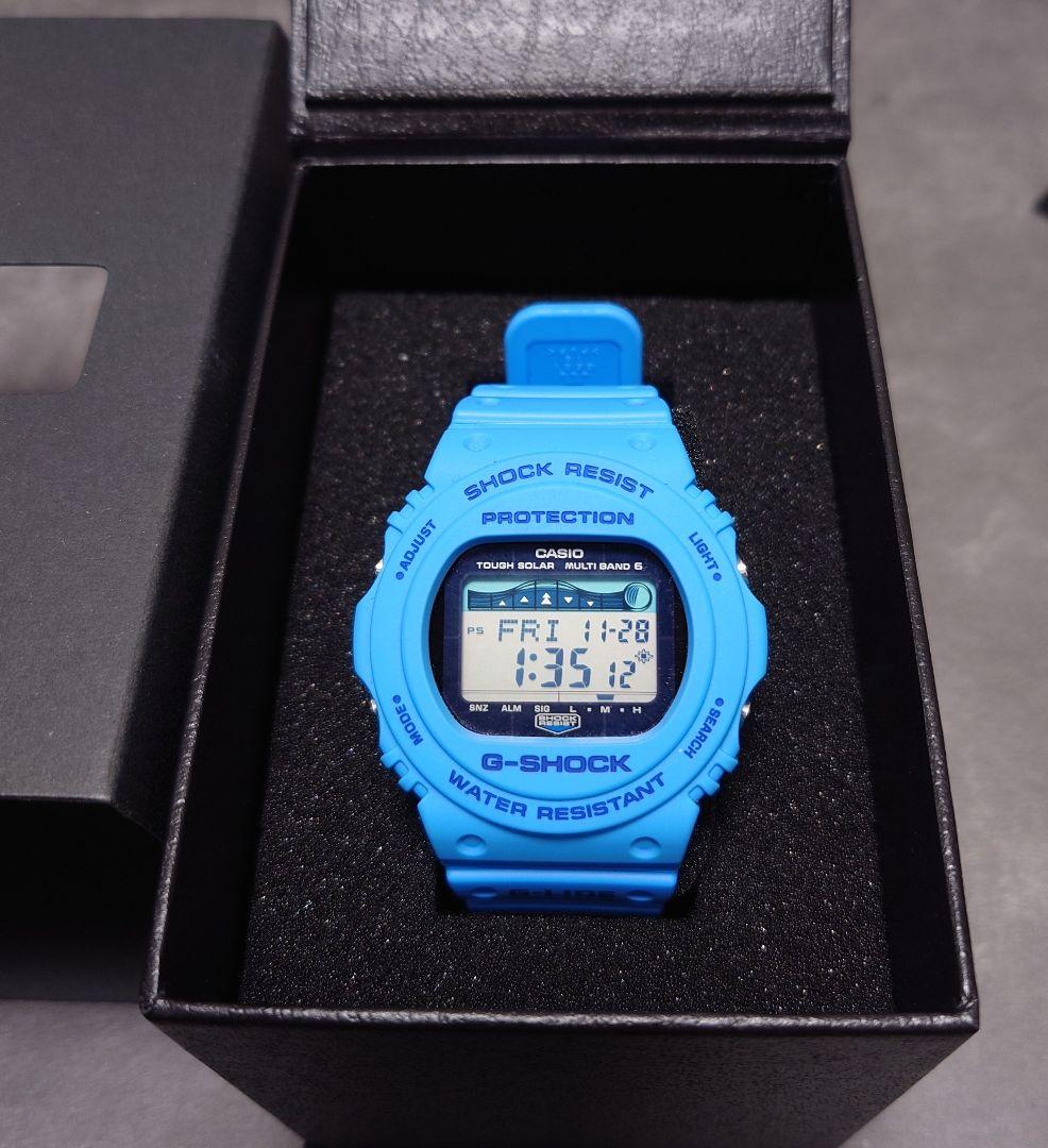 未使用 CASIO G-SHOCK GWX-5700CS-2JF Gライド 青