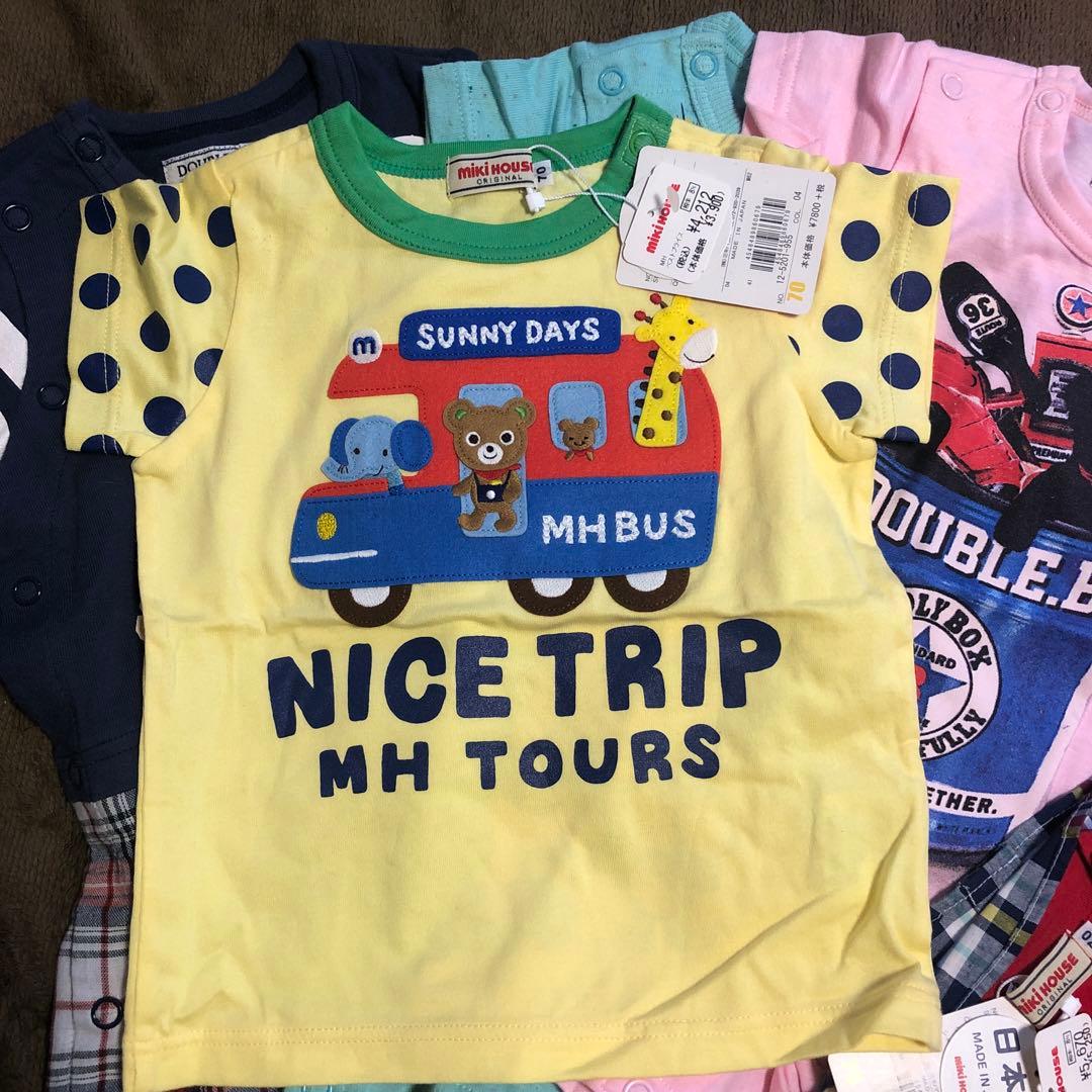 ミキハウス　ロンパース tシャツ　70センチ