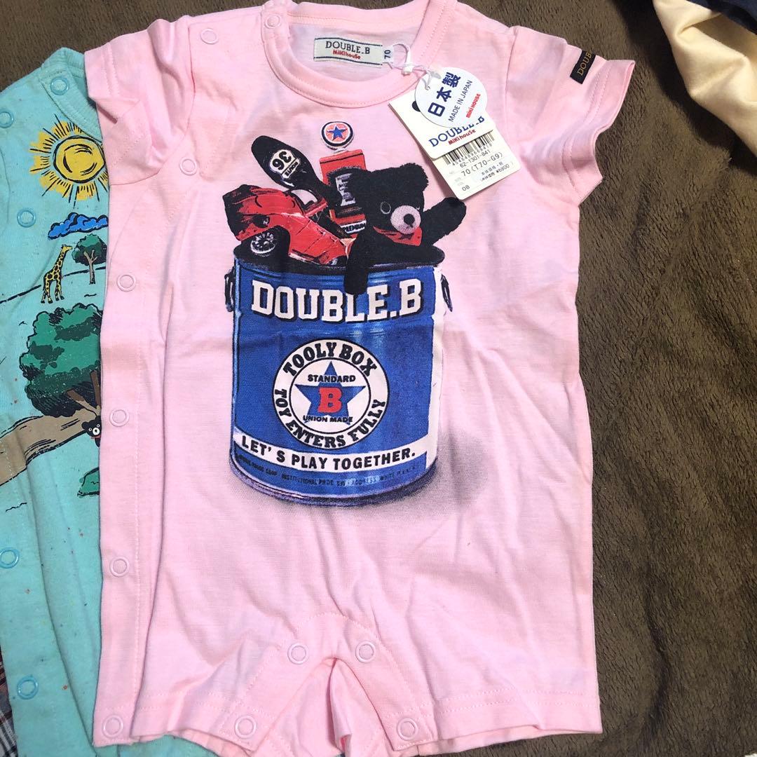 ミキハウス　ロンパース tシャツ　70センチ