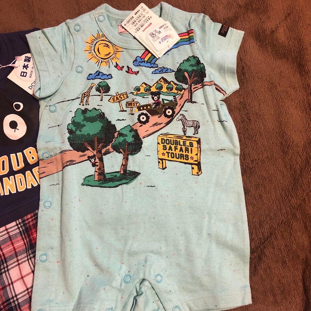 ミキハウス　ロンパース tシャツ　70センチ