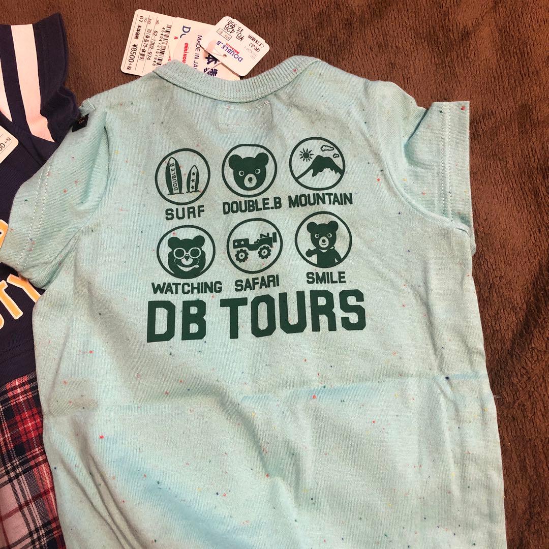 ミキハウス　ロンパース tシャツ　70センチ